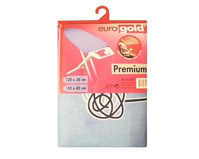 Чехол для гладильной доски EUROGOLD Premium 120х38см