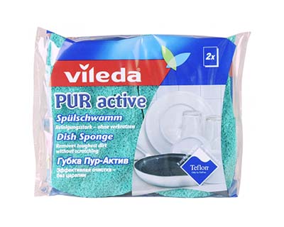 Губка VILEDA Pur-Active для посуды 2 шт.