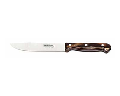 Нож кухонный TRAMONTINA 18см Polywood с деревянной ручкой в блистере