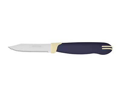 Ножи для овощей TRAMONTINA Multicolor 2шт. 7,5см син./бел. в блистере