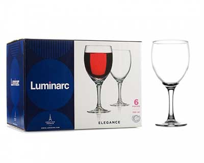 Набор бокалов для вина LUMINARC Элеганс 6шт 350мл 