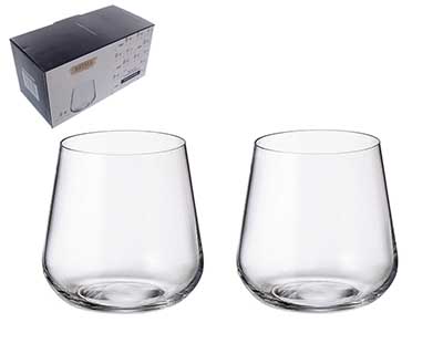 Набор стаканов для виски CRYSTALITE BOHEMIA Ardea/Amudsen 320мл (1/2шт)