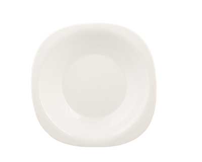 Тарелка суповая PARS-OPAL Square 22см белая